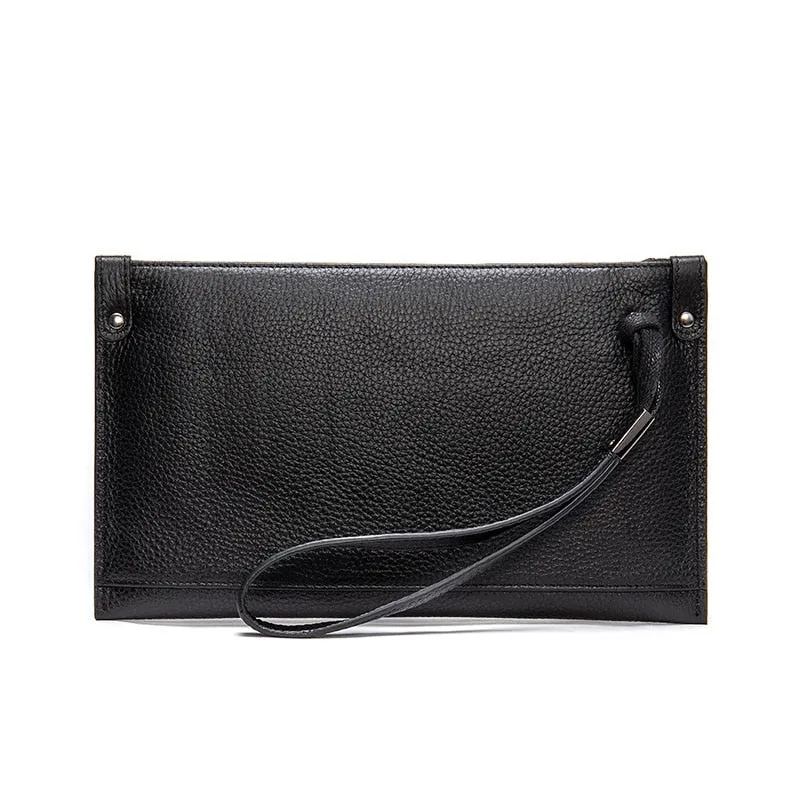 LuxeLeather Ruched Exotic Clutch Wallet