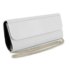 Mad Style Acrylic Elongated Clutch, White