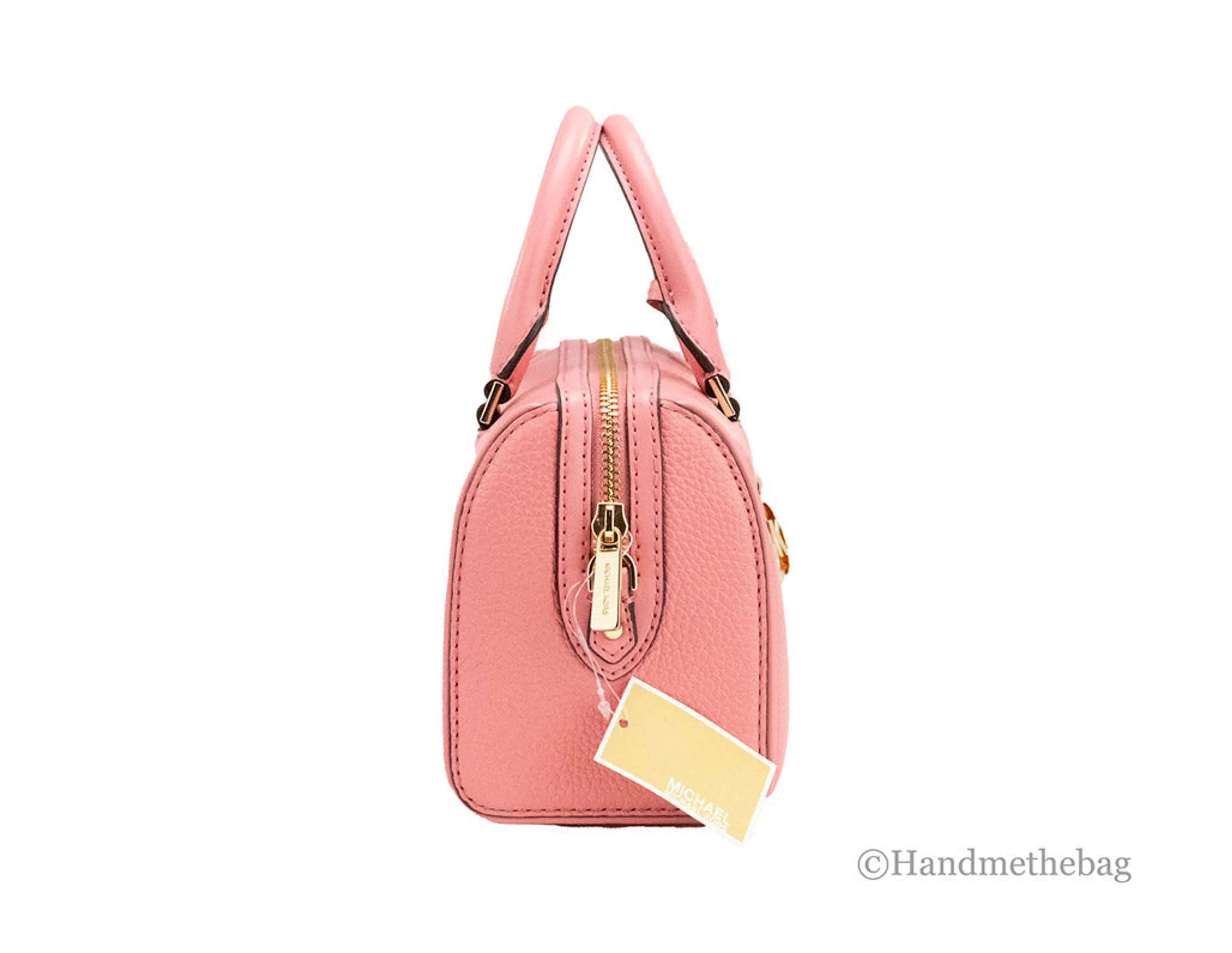 Michael Kors Travel XS Tea Rose Leather Duffle Crossbody Bag