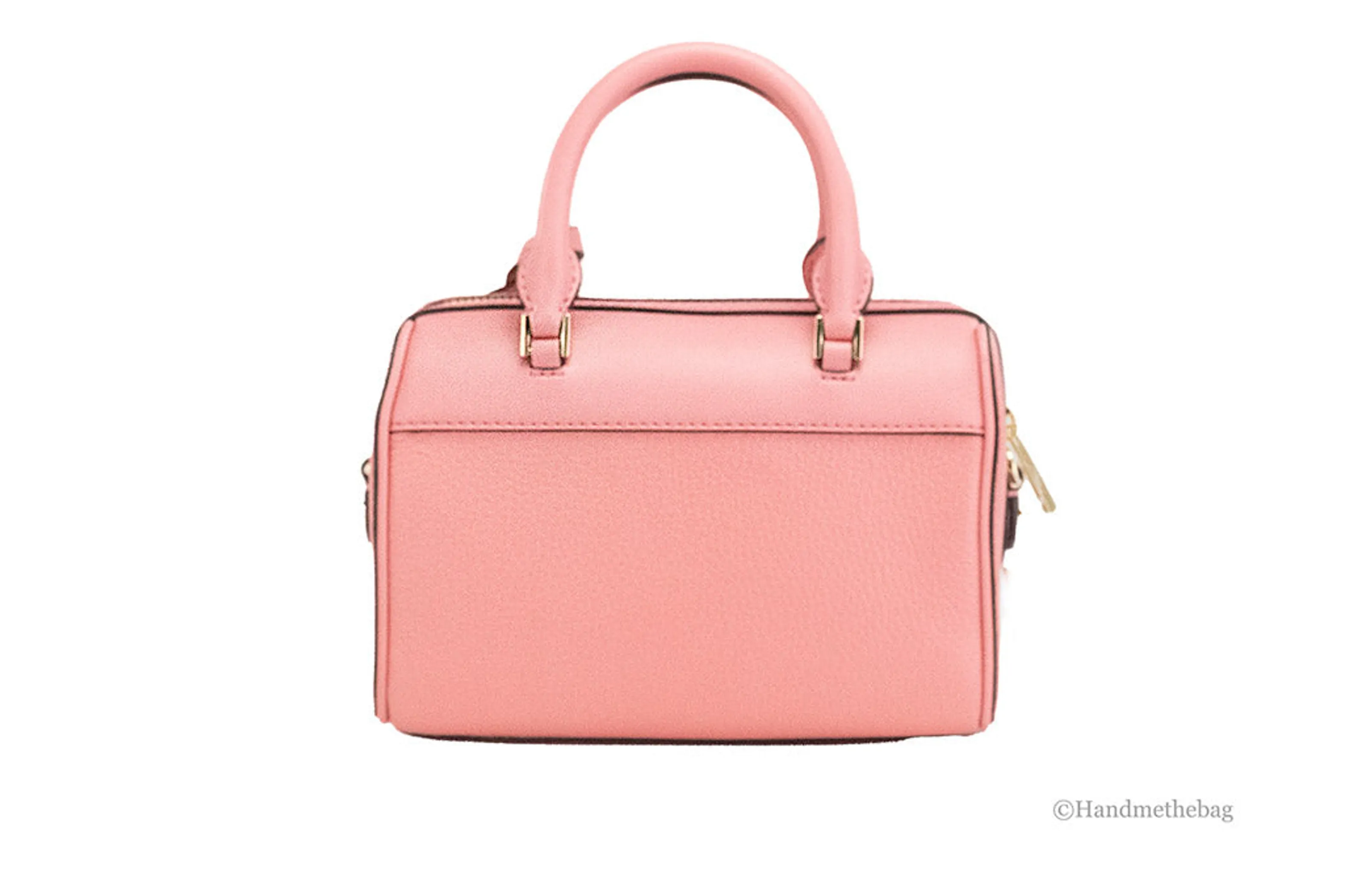 Michael Kors Travel XS Tea Rose Leather Duffle Crossbody Bag