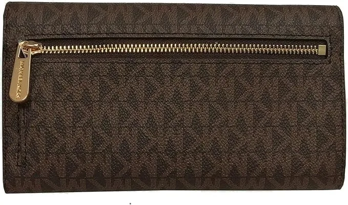 Michael Kors Women's Classic Wallet, dark brown