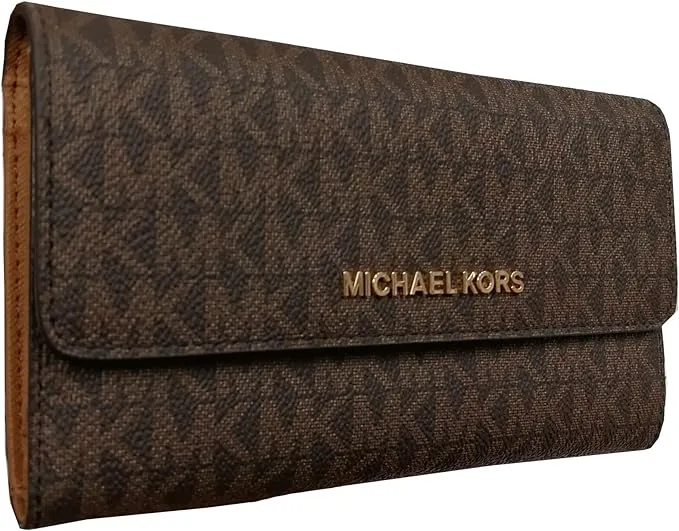 Michael Kors Women's Classic Wallet, dark brown