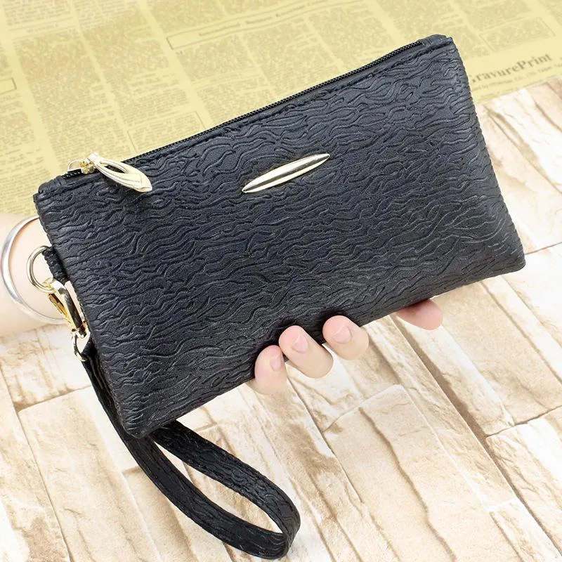 New Japanese style fashion striped women clutch bag sequined wrist portable small mobile phone bag woman money clips