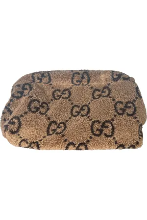 One of A Kind Designer Gucci Towel Clutch TB-01 | Brown