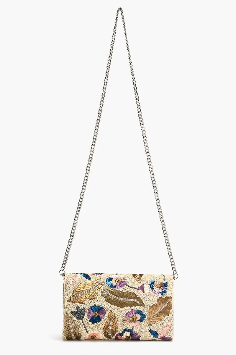 Pansy Paradise Clutch