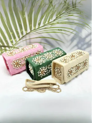 Partywear Rectangular Clutches