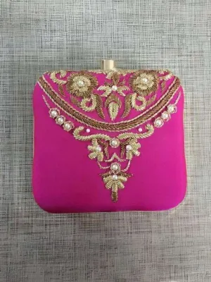 Pink Bridal Clutches