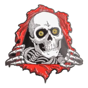 Powell Peralta Ripper Lapel Pin Red