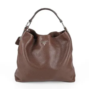 PRADA Shoulder Bag - Brown Vitello Daino