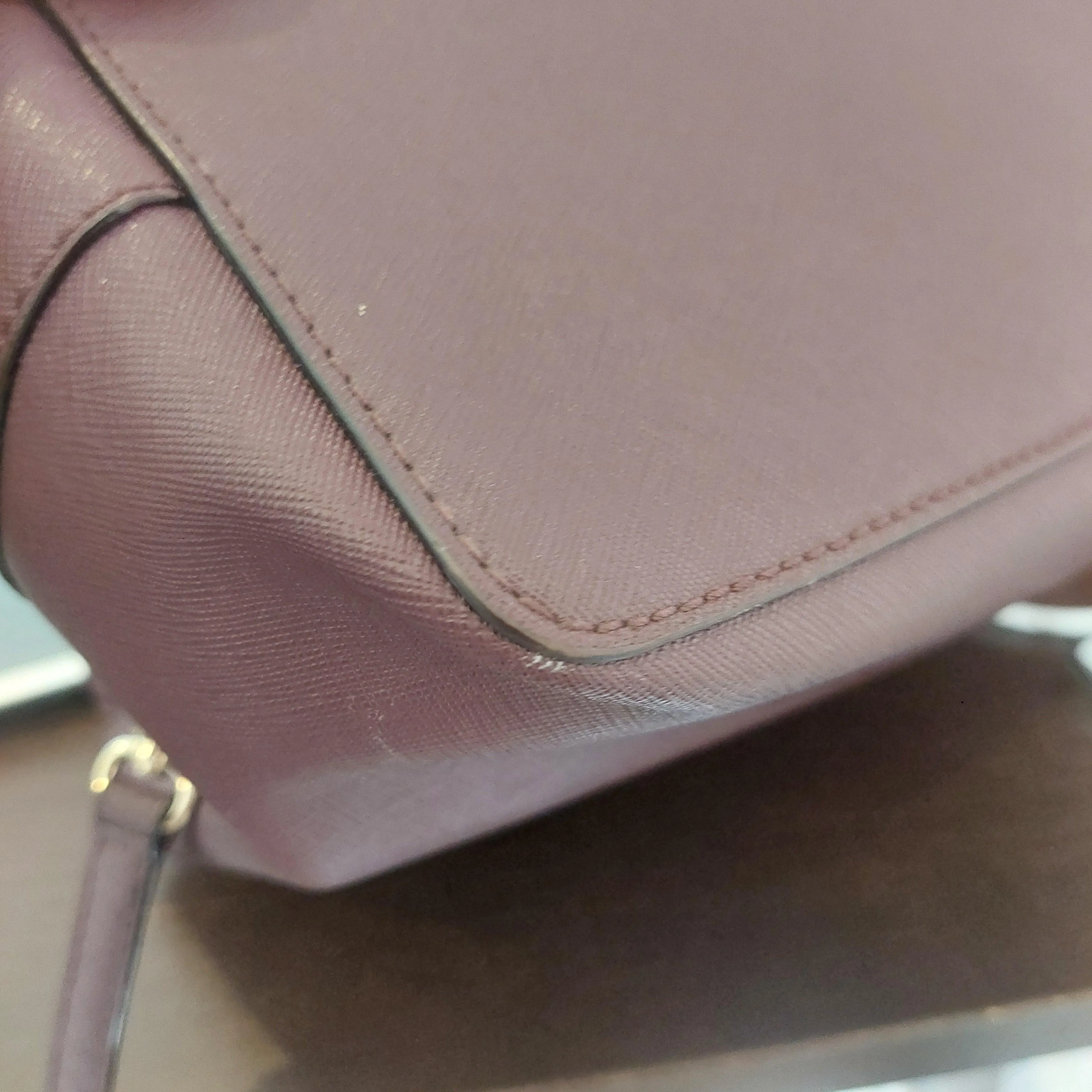 Pre-Loved Treasures - Kate Spade Purple Leather Laurel Way Satchel