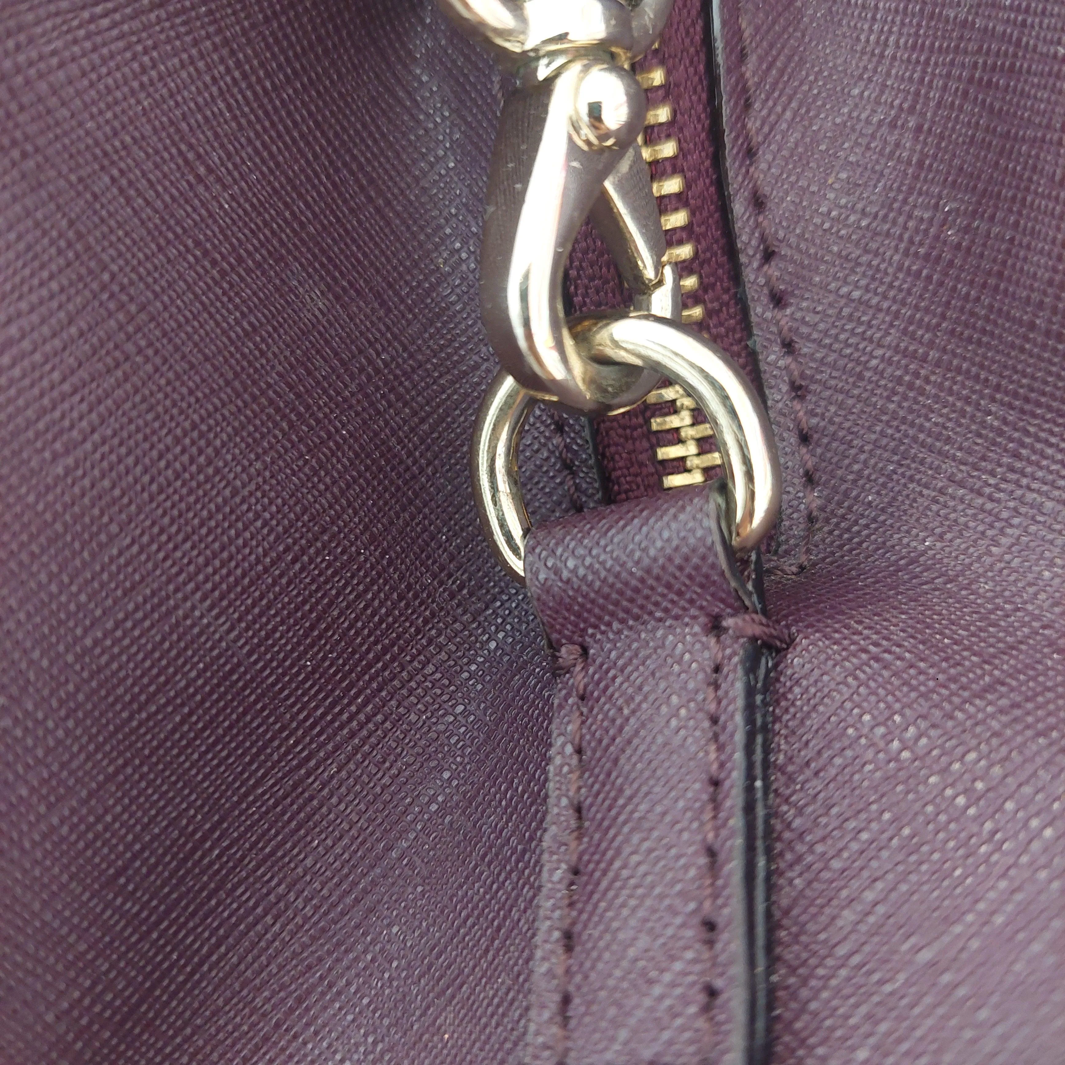 Pre-Loved Treasures - Kate Spade Purple Leather Laurel Way Satchel