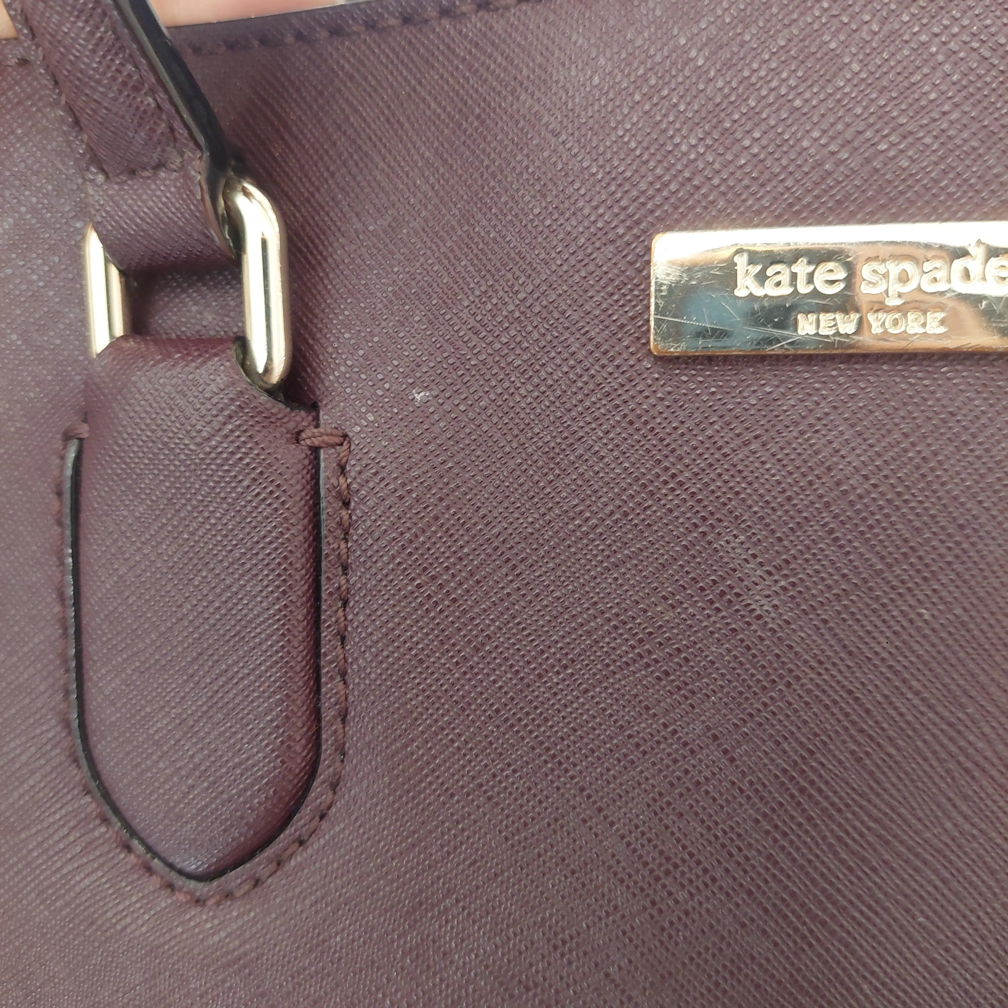 Pre-Loved Treasures - Kate Spade Purple Leather Laurel Way Satchel