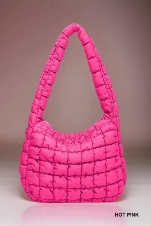 Puff Quilted Crossbody Shoulder Bag