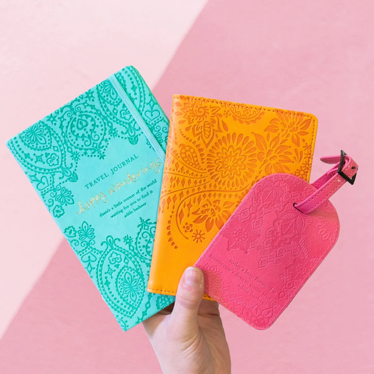 Sunrise Orange Passport Wallet