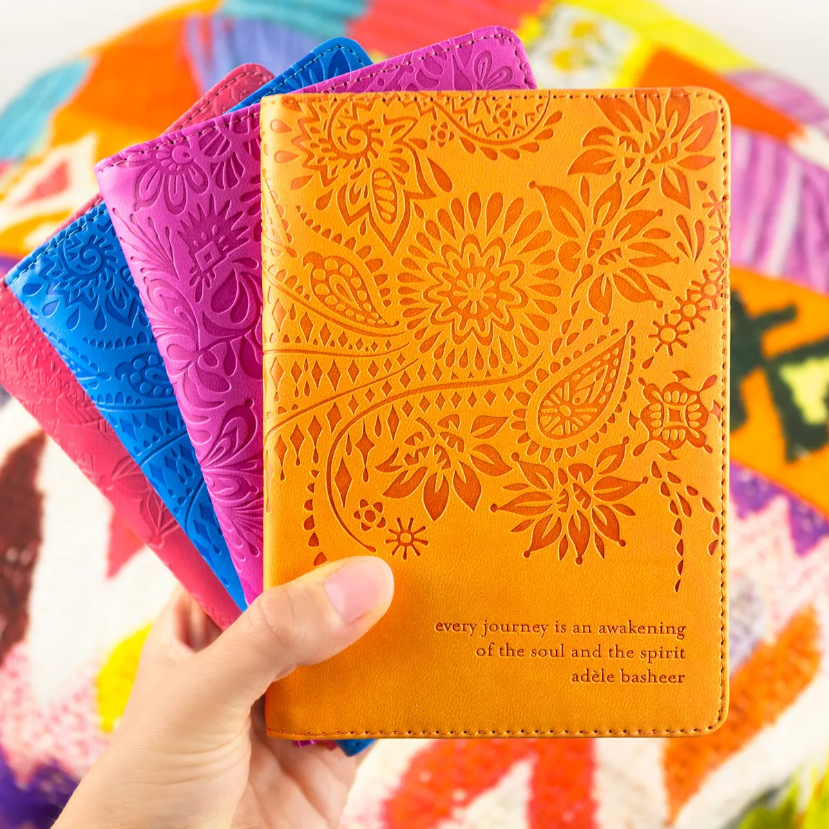 Sunrise Orange Passport Wallet