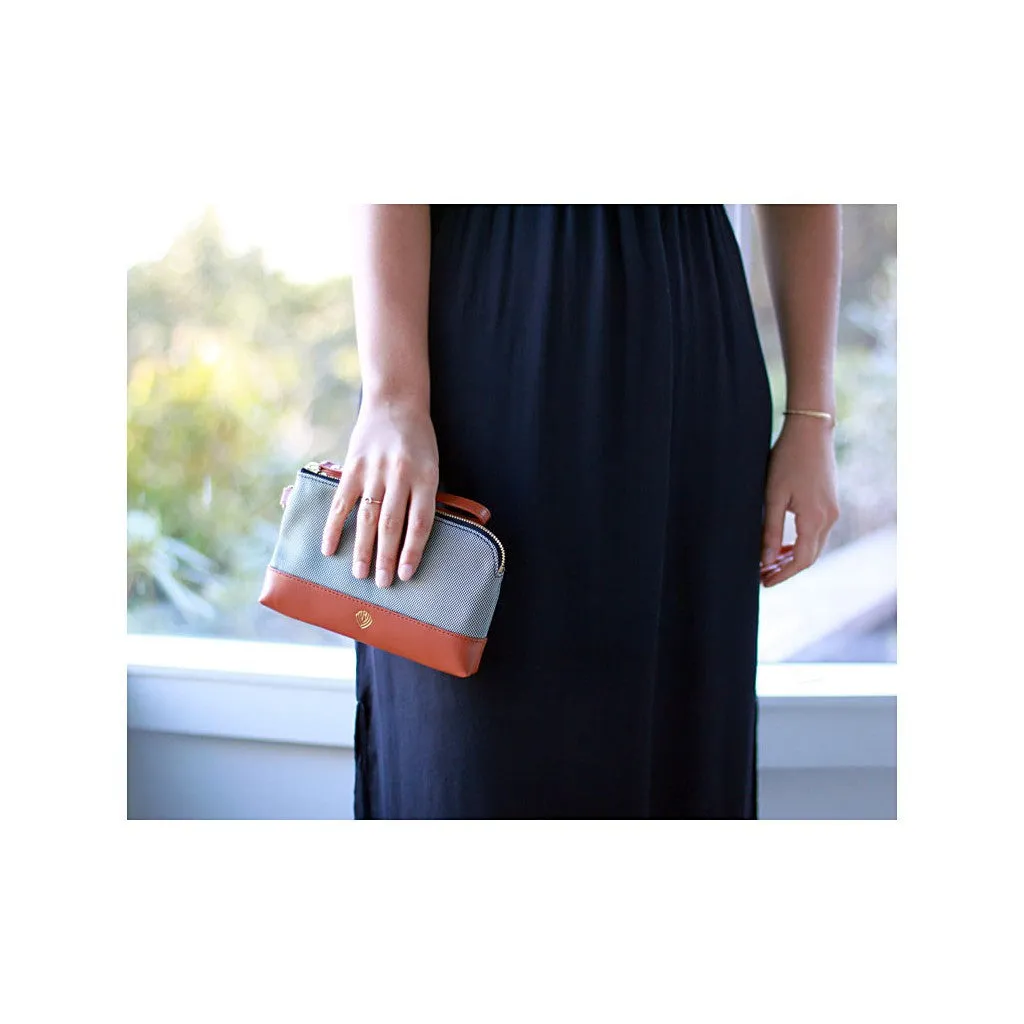 Valletta Wristlet in Cognac