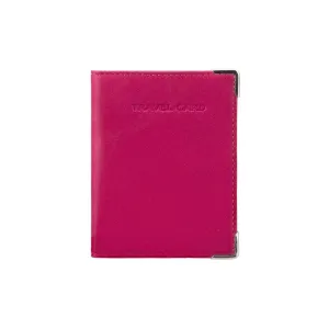 Visconti Travel Card Holder - Fuscia