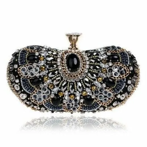 Women evening bags beaded wedding handbags clutch purse evening bag