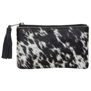 York Small Tassel Cowhide Purse